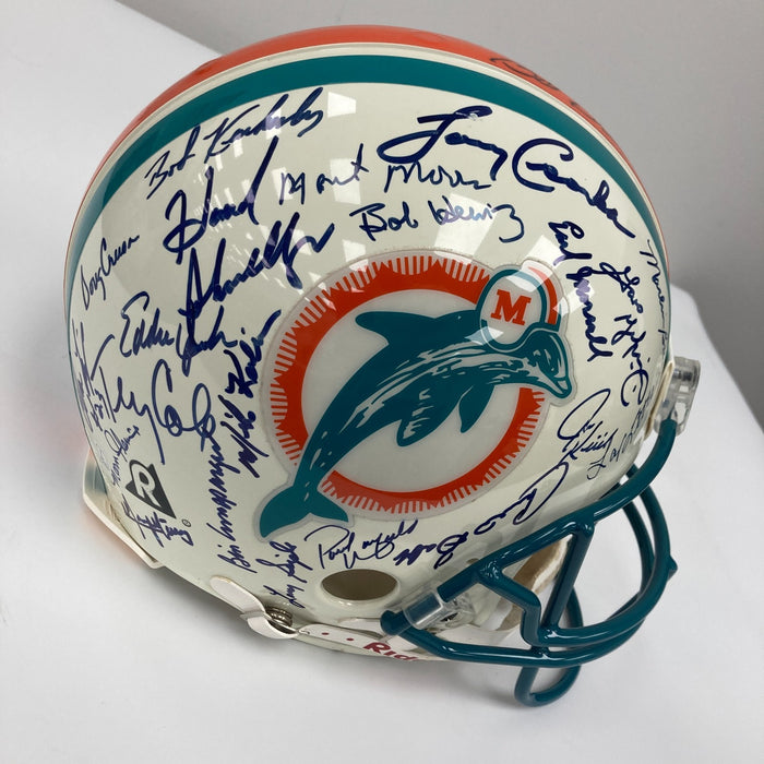 1972 Miami Dolphins Super Bowl Champs Team Signed Authentic Helmet JSA COA