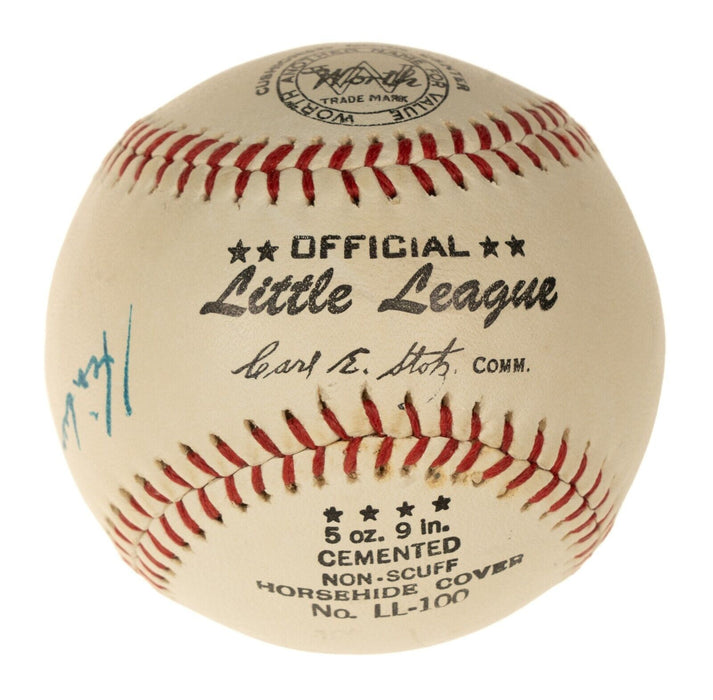 The Finest President Herbert Hoover Signed Baseball PSA DNA Graded MINT 9