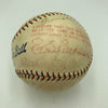 Goose Goslin, Sam Rice, Bucky Harris 1928 Senators & Indians Signed Baseball JSA