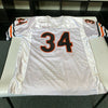 Walter Payton "Sweetness" Signed Chicago Bears Game Model STAT Jersey Beckett