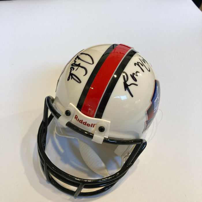 HOF Multi Signed Mini Helmet Dan Fouts Larry Wilson Mel Renfro Dan Dierdorf JSA