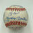 1961 New York Yankees World Series Champs Team Signed Baseball Mickey Mantle BAS