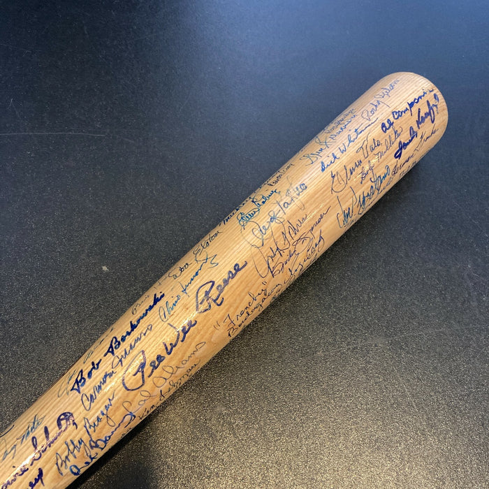 Brooklyn & Los Angeles Dodgers Multi Signed Bat 90+ Sigs! Sandy Koufax JSA COA