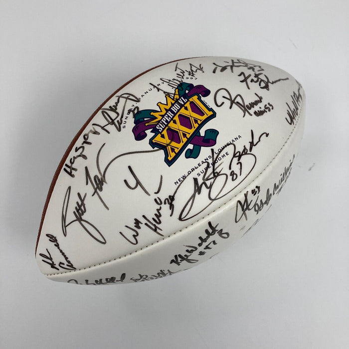 1996 Green Bay Packers Super Bowl Champs Team Signed SB XXXI Football JSA COA