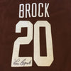 Rare Lou Brock Signed Authentic Louisville Slugger Signature Jersey JSA COA