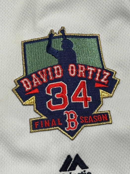 David Ortiz Final Career Game Signed Game Issued Jersey MLB Authentic 10/10/2016