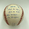 Rod Carew Signed Heavily Inscribed Career STAT Baseball Reggie Jackson COA