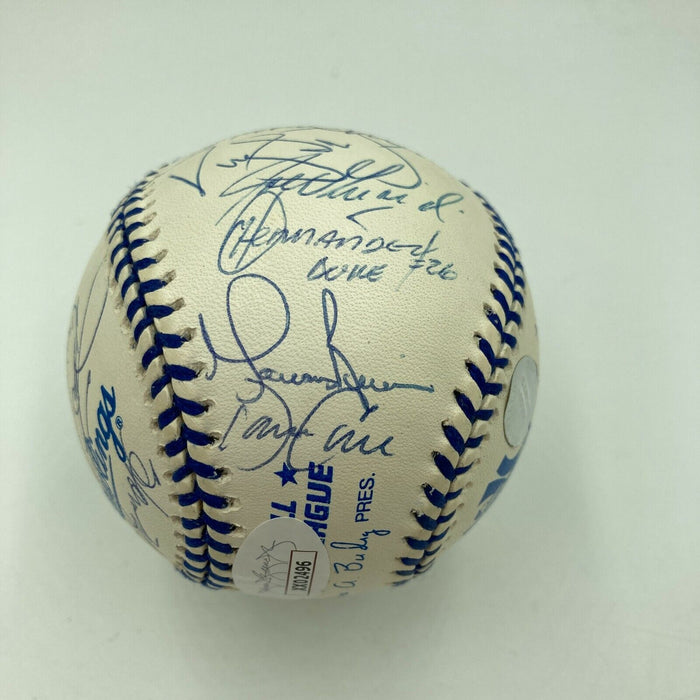 1998 New York Yankees World Series Champs Team Signed Baseball With JSA COA