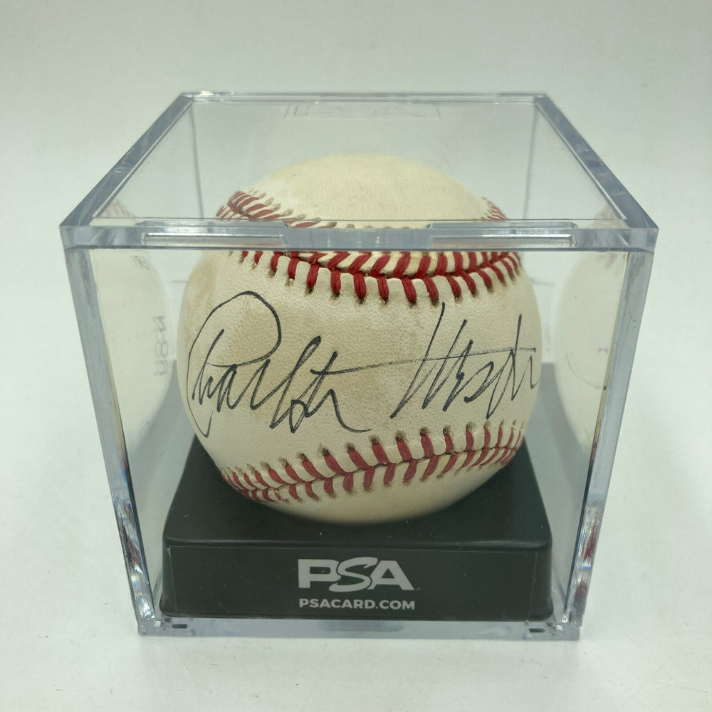 Charlton Heston Signed National League Baseball With PSA DNA COA