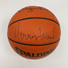 Wilt Chamberlain Abdul-Jabbar Magic Johnson Lakers Greats Signed Basketball JSA