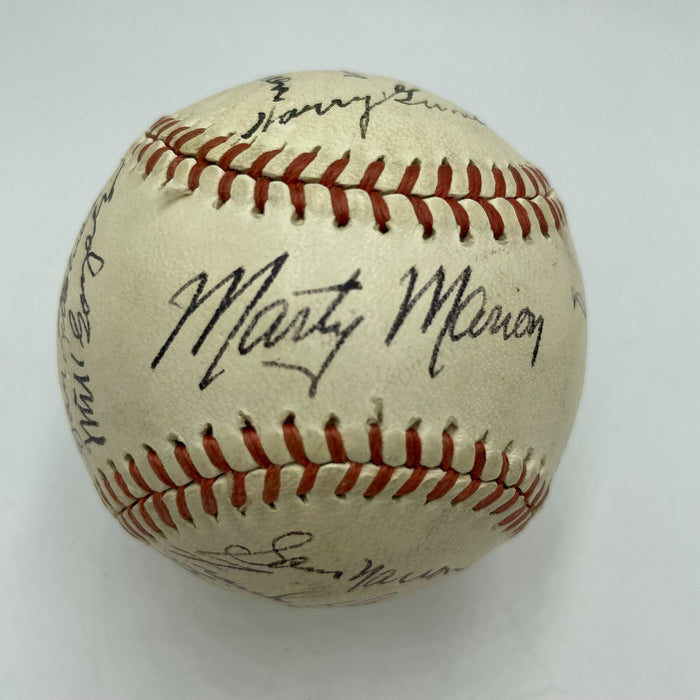 Beautiful 1943 St. Louis Cardinals Team Signed Baseball JSA