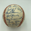 Mickey Mantle Joe DiMaggio 1970's Yankees Old Timers Day Signed Baseball JSA COA