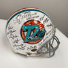 1972 Miami Dolphins Super Bowl Champs Team Signed Riddell Helmet Fanatics COA