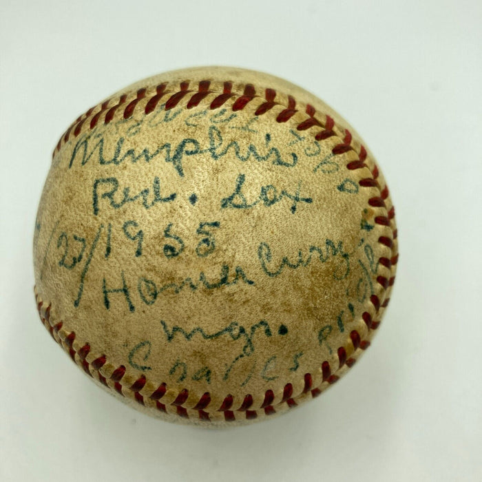 1955 Memphis Red Sox Negro League Signed Game Used National League Baseball