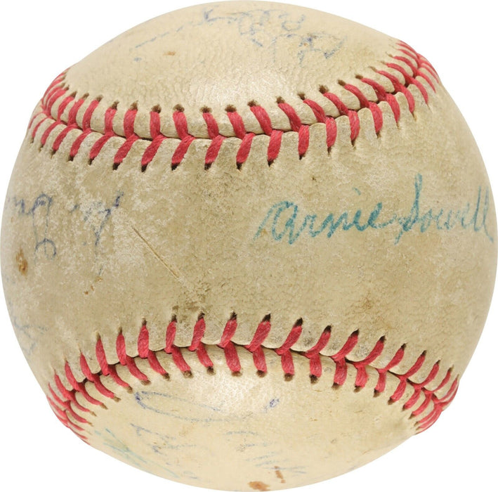 Sugar Ray Robinson & James J. Braddock Boxing Legends Signed Baseball JSA COA