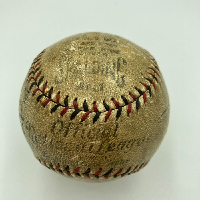 1931 World Series Game Used Baseball Signed By Bill Klem & Bill Mcgowan JSA COA