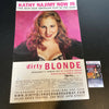 Kathy Najimy & James Lapine Signed dirty Blonde Movie Poster 14x22 JSA COA