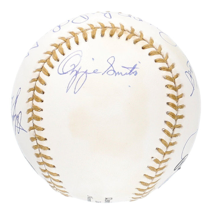 Johnny Bench Brooks Robinson Ozzie Smith Signed Gold Glove Baseball PSA DNA COA