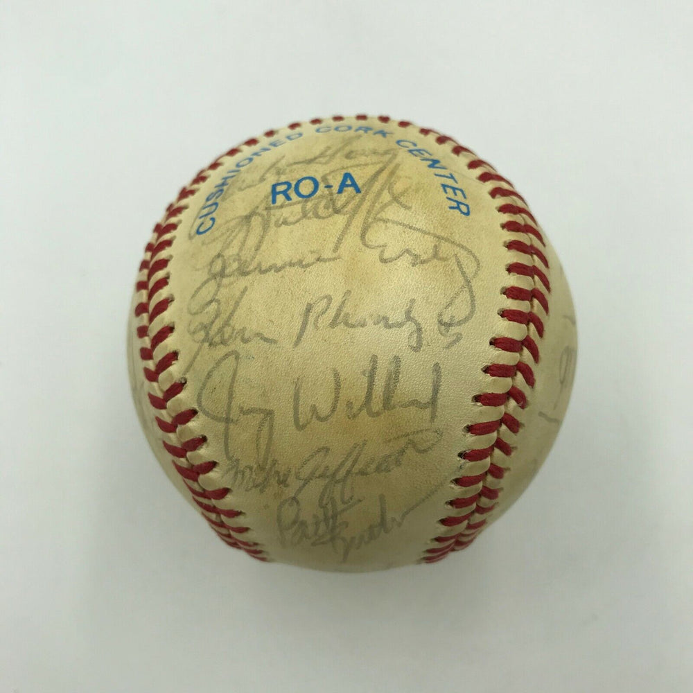 1987 Cleveland Indians Team Signed Official American League Baseball