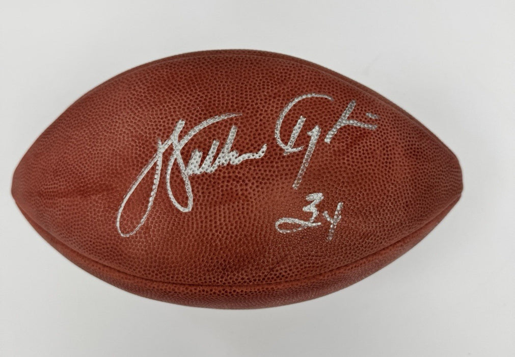 Walter Payton #34 Signed Wilson Official NFL Game Football Beckett COA