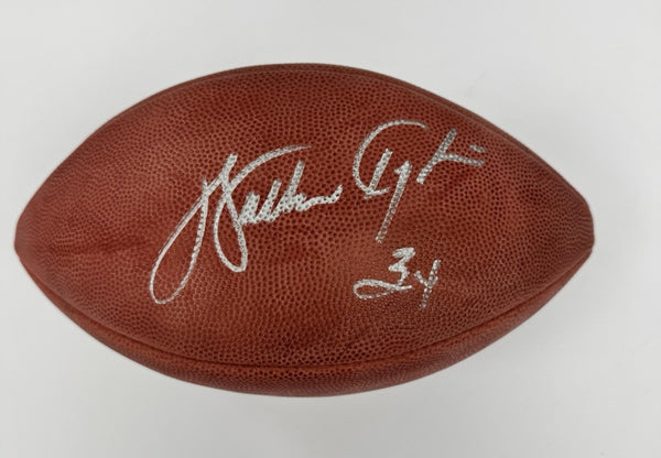 Walter Payton #34 Signed Wilson Official NFL Game Football Beckett COA