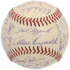 1953 New York Yankees World Series Champs Team Signed Baseball Mickey Mantle JSA