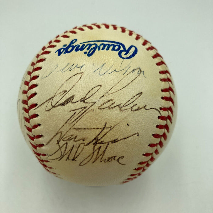 1989 Oakland A's Athletics World Series Champs Team Signed Baseball JSA COA