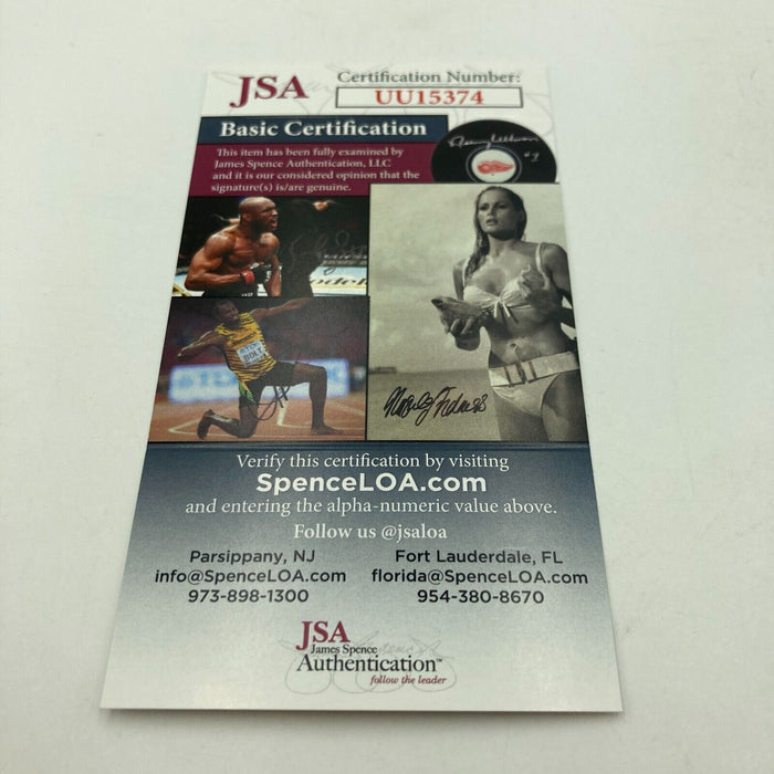 Jorge Posada & Joe Torre Signed Official Major League Baseball JSA COA