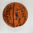 1987-88 Portland Trail Blazers Team Signed Game Used Spalding Basketball JSA COA