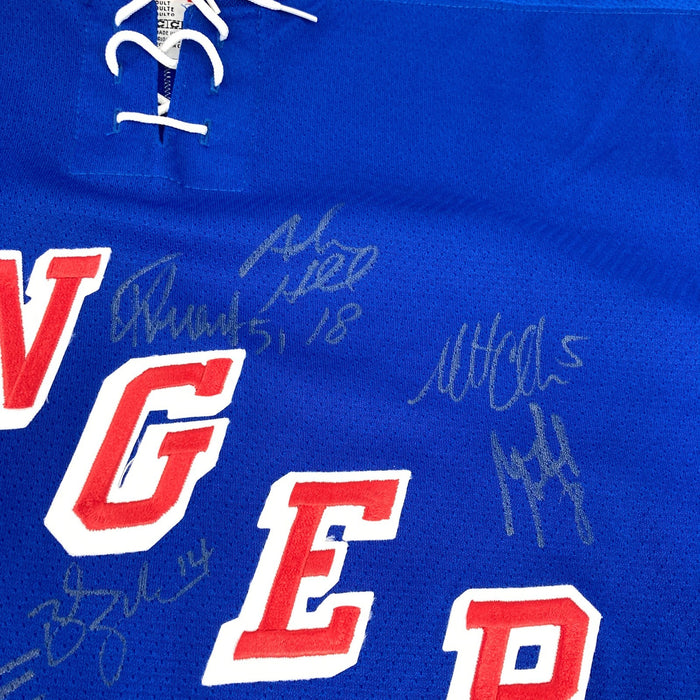 2006-2007 New York Rangers Team Signed Authentic Jersey JSA COA