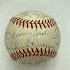 Beautiful Hank Aaron 1960 Milwaukee Braves Team Signed Baseball With COA