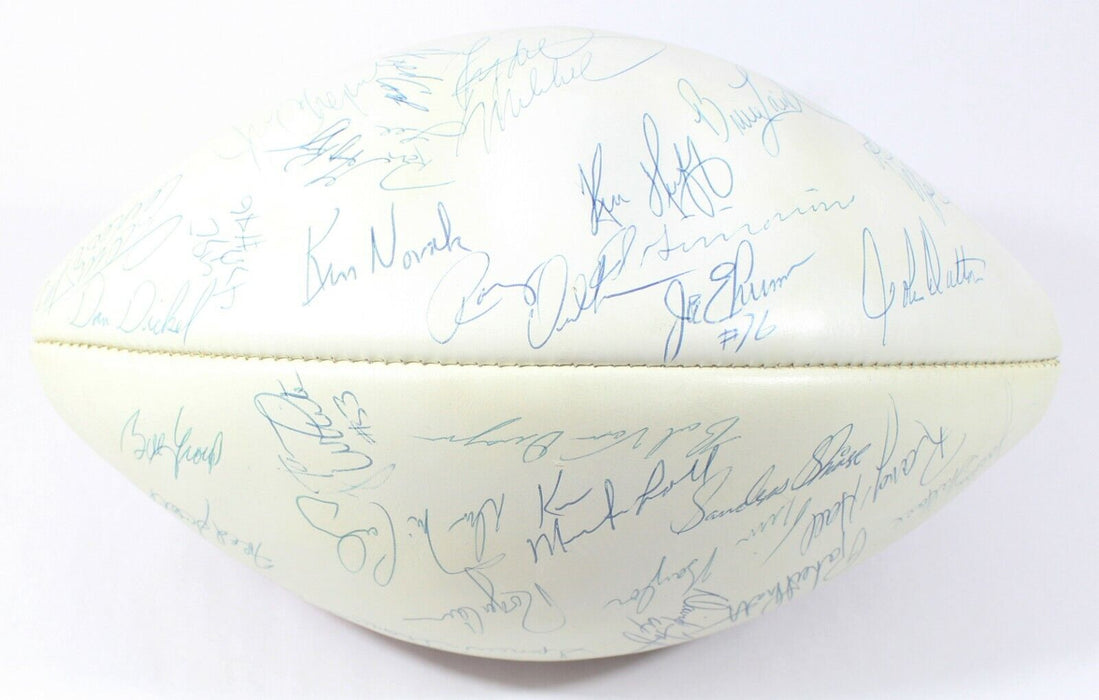 1976 Baltimore Colts Team-Signed Football 42 Signatures JSA COA