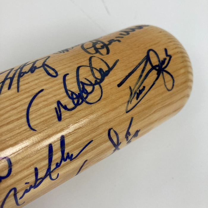 2001 New York Yankees Team Signed 9/11 Baseball Bat Derek Jeter MLB Authentic