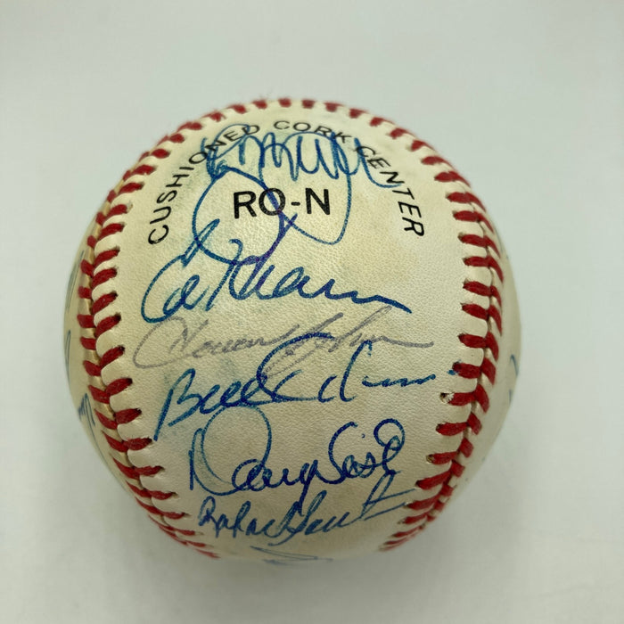 1986 New York Mets World Series Champs Team Signed Vintage NL Baseball JSA COA