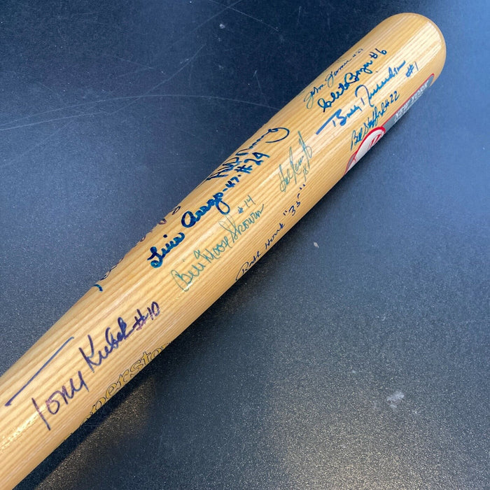 1961 New York Yankees World Series Champs Team Signed Bat 30 Sigs With JSA COA
