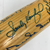 Ted Williams Sandy Koufax Hank Aaron 52 Sigs Hall Of Fame Multi Signed Bat BAS