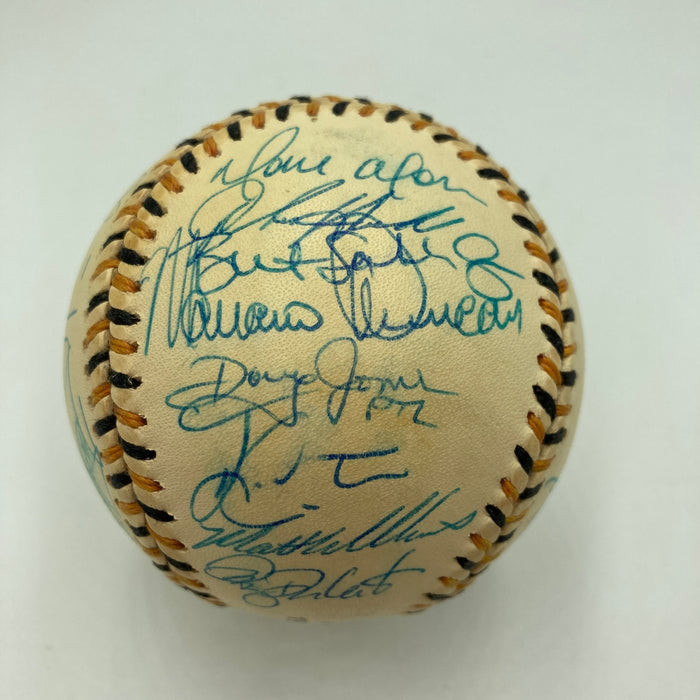 1994 All Star Game National League Team Signed Baseball Barry Bonds PSA DNA COA