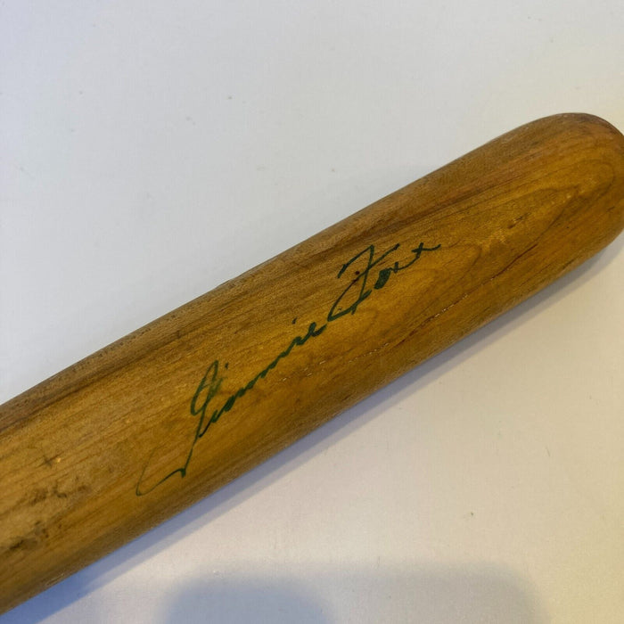 Beautiful Jimmie Foxx Signed Mini Baseball Bat PSA DNA COA