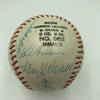 Hall Of Fame Multi Signed Baseball Red Ruffing Goose Goslin Rube Marquard JSA