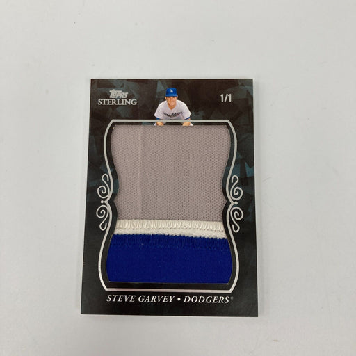 2008 Topps Sterling Steve Garvey Game Used Jersey Jumbo Patch #1/1 One Of One
