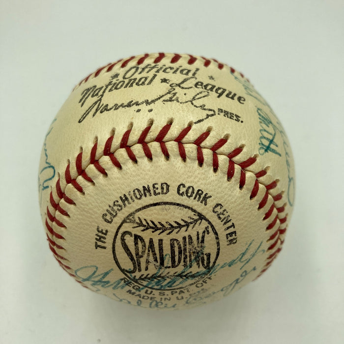 1956 St. Louis Cardinals Team Signed National League Baseball JSA COA