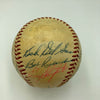 1958 New York Yankees World Series Champs Team Signed Baseball JSA COA