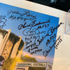 Beautiful Football Hall Of Fame Multi Signed Large 24x36 Canton OH Photo 15 Sig