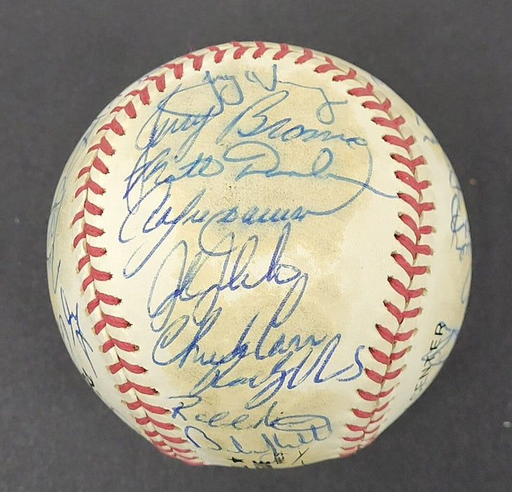 1995 Florida Marlins Inaugural Season Team Signed Baseball Beckett COA