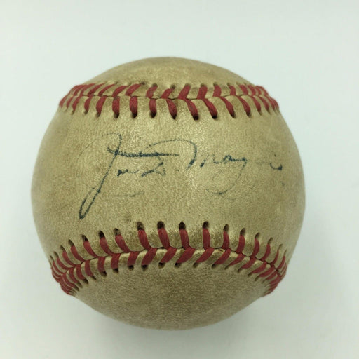 Rare 1944 Joe Dimaggio Playing Days Signed Pacific Coast League Baseball JSA