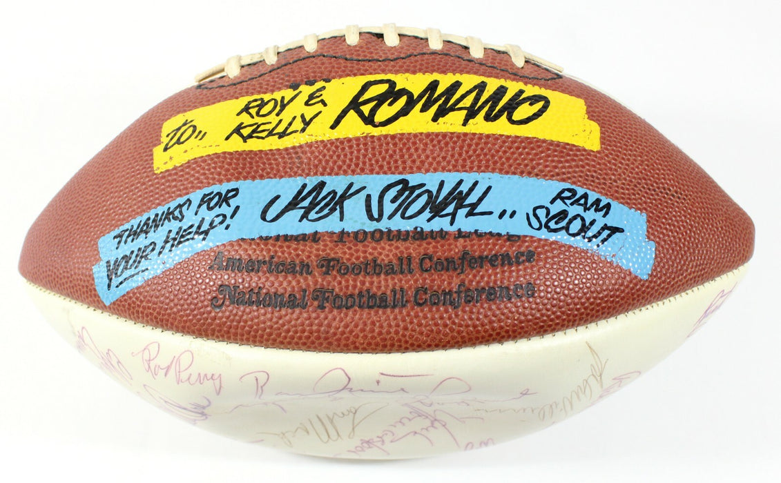 1975 Los Angeles Rams Team Signed Presentation Game Football 41 Sigs JSA COA