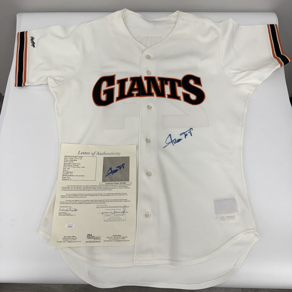 Willie Mays Signed San Francisco Giants 1989 Game Model Jersey