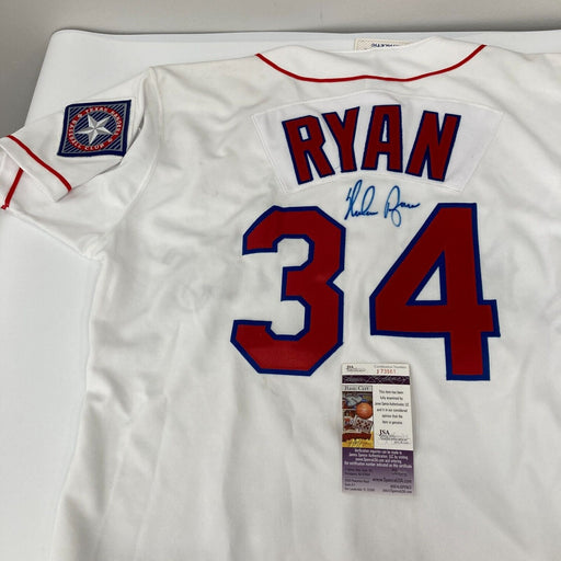 Nolan Ryan Signed 1990's Authentic Russell Texas Rangers Jersey JSA COA