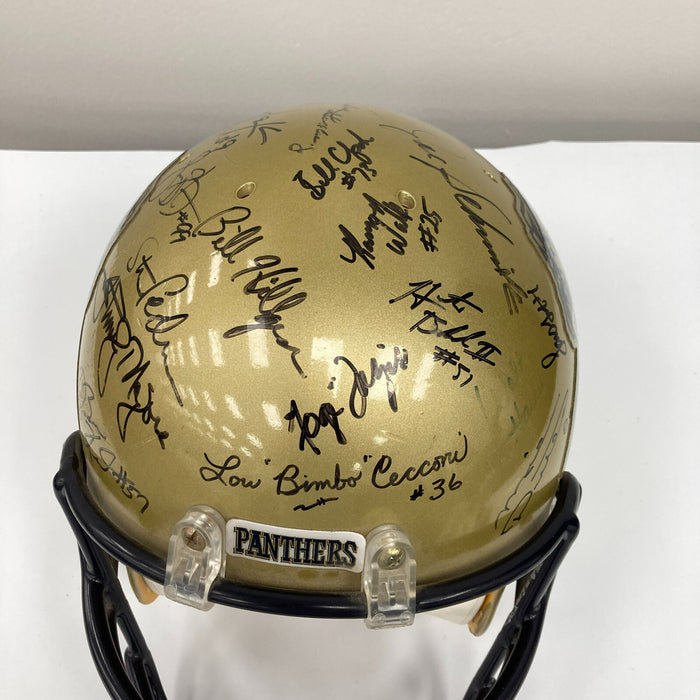 Pittsburgh Panthers Legends Multi Signed Game Helmet 30+ Sigs Dan Marino JSA COA