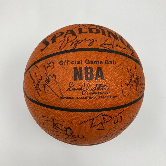 1993-94 Dallas Mavericks Team Signed Official NBA Game Issued Basketball